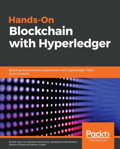 ﻿بلاک چین دستی با Hyperledger: ساخت برنامه های غیرمتمرکز با Hyperledger Fabric و Composer