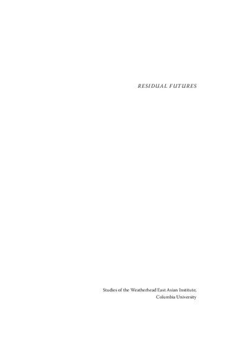 ﻿آینده های باقی مانده: بوم شناسی های شهری رسانه های ادبی و تصویری دهه های 1960 و 1970 ژاپن