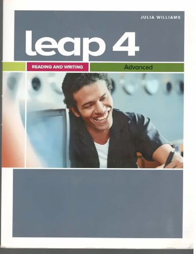 ﻿LEAP: یادگیری زبان انگلیسی برای اهداف تحصیلی ، خواندن و نوشتن 4 (پیشرفته) با My eLab