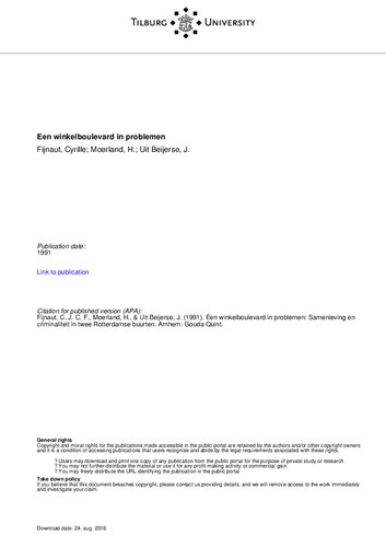 ﻿بلوار خرید در مشکل؛ جامعه و جنایت در دو محله روتردام