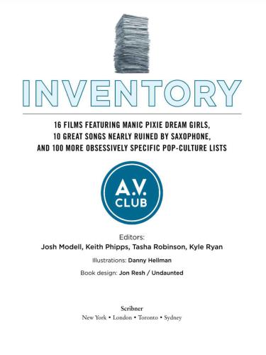 ﻿موجودی: 16 فیلم با دختران رویایی شیدایی پیکسی، 10 آهنگ عالی که تقریباً توسط ساکسیفون ویران شده اند، و 100 فهرست خاص دیگر از فرهنگ پاپ