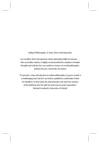 ﻿فلسفه هندی: مقدمه ای بسیار کوتاه