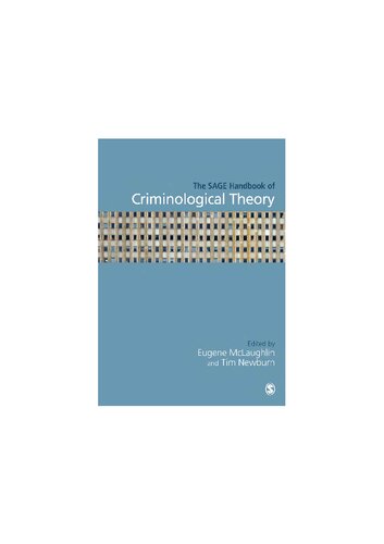 ﻿SAGE Handbook of Criminological Theory