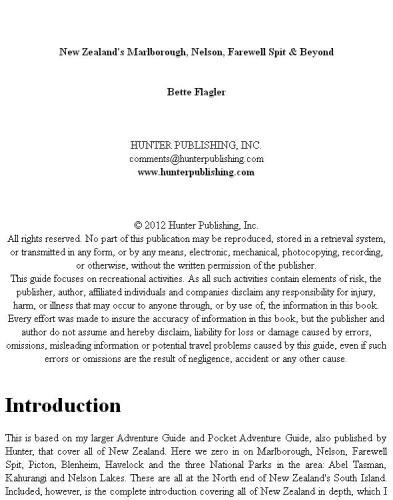 ﻿مارلبورو، نلسون، خداحافظی تف و فراتر از نیوزلند