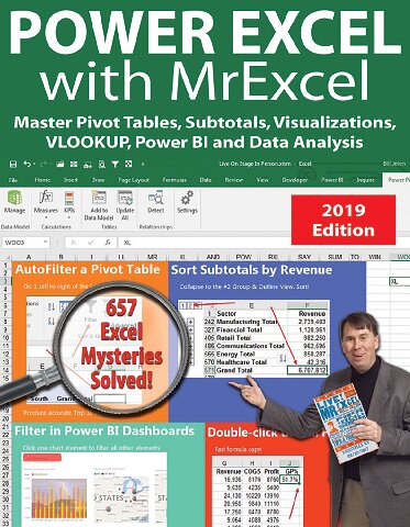 ﻿Power Excel 2019 with Mrexcel: Master Pivot Tables، Subtotals، Charts، VLOOKUP، IF، تجزیه و تحلیل داده ها در Excel 2010-2013.