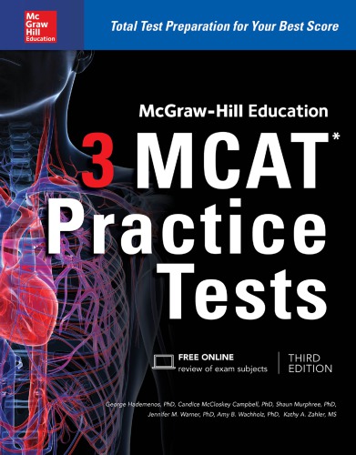 ﻿McGraw-Hill Education 3 آزمون های آزمایشی MCAT