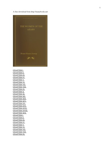 ﻿النساء العرب: با سوره برای کودکان. توسط کشیش هنری هریس جساپ ... ویرایش شده توسط کشیش سی اس رابینسون ... و کشیش آیزاک رایلی