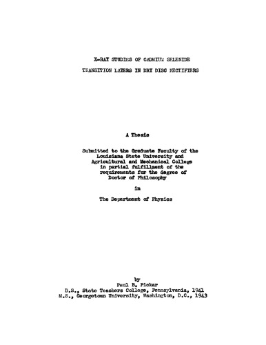 ﻿مطالعات اشعه ایکس لایه های انتقال سلنید کادمیوم در یکسو کننده های دیسک خشک
