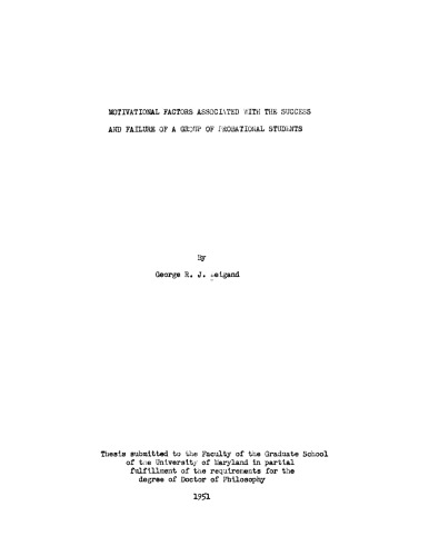 ﻿عوامل انگیزشی مرتبط با موفقیت و شکست گروهی از دانش آموزان آزمایشی