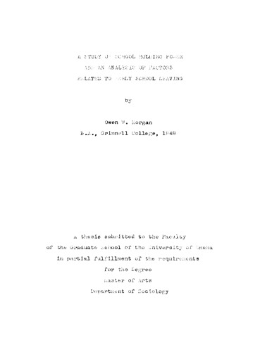 ﻿مطالعه قدرت نگهداری از مدرسه و تجزیه و تحلیل عوامل مربوط به ترک تحصیل در اوایل مدرسه