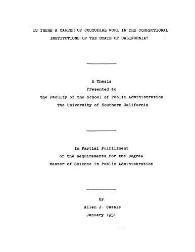 ﻿آیا در موسسات اصلاح و تربیت ایالت کالیفرنیا شغلی برای نگهداری از زندان وجود دارد؟