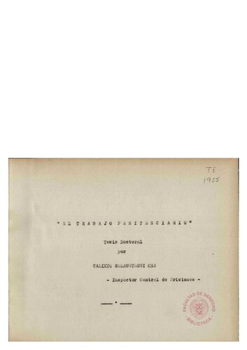 ﻿ال تراباجو penitenciario.