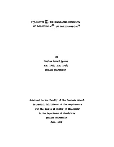﻿D-گلوکزون: II. متابولیسم مقایسه ای d-گلوکز-1-(کربن-14)-برچسب شده و d-گلوکزون-1-(کربن-14)-برچسب شده