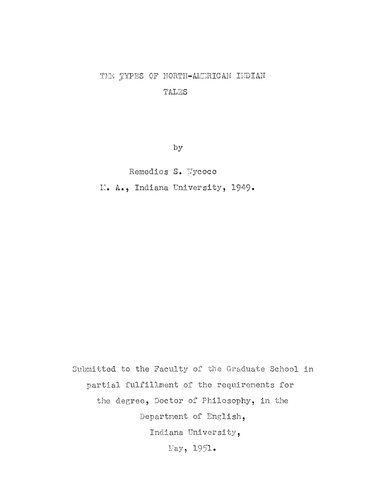 ﻿انواع داستان های سرخپوستان آمریکای شمالی