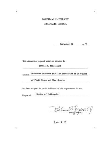 ﻿آستانه های اختلاف منظر حرکت تک چشم به عنوان عملکرد اندازه های میدان و سرعت های آهسته