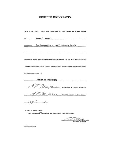 ﻿تهیه کلروبنزآلدئید p