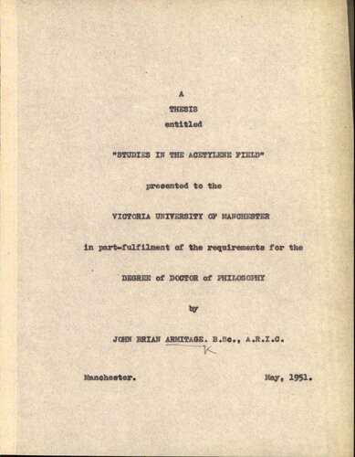 ﻿مطالعات در زمینه استیلن