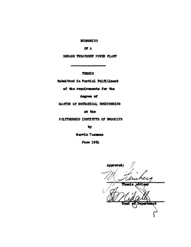 ﻿اقتصاد یک نیروگاه تصفیه فاضلاب