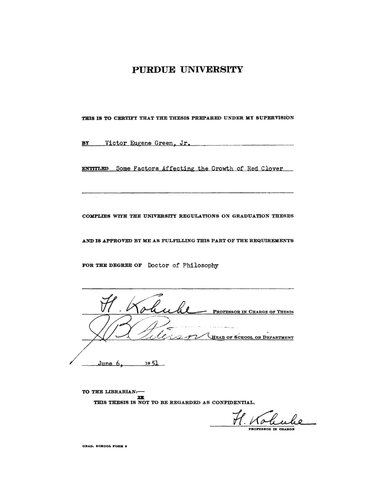 ﻿برخی از عوامل موثر بر رشد شبدر قرمز