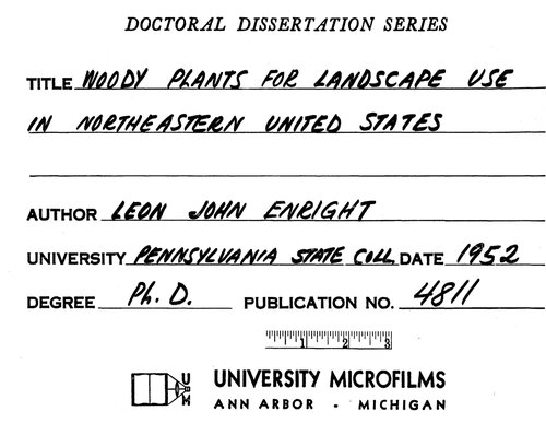 ﻿گیاهان چوبی برای استفاده در منظره در شمال شرقی ایالات متحده