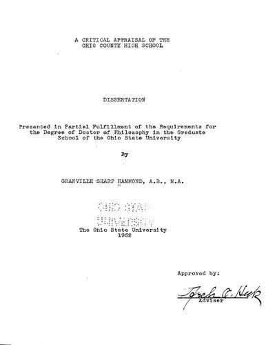 ﻿یک ارزیابی انتقادی از دبیرستان شهرستان اوهایو