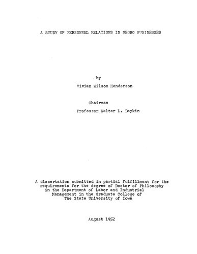 ﻿مطالعه روابط پرسنلی در مشاغل سیاه پوست