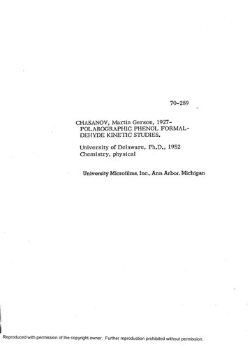 ﻿مطالعات سینتیکی فنل فرمالدئید پلاروگرافی