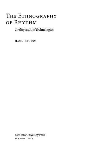 ﻿قوم نگاری ریتم: شفاهی و فنون آن