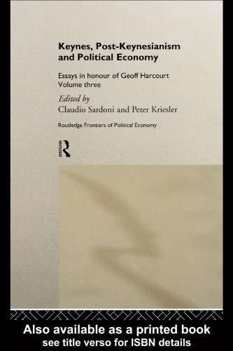 ﻿کینز، پساکینزییسم و ​​اقتصاد سیاسی