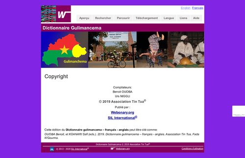 ﻿Gulimancema – دیکشنری فرانسوی – انگلیسی