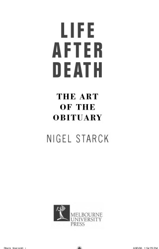 ﻿زندگی پس از مرگ: هنر آگهی ترحیم