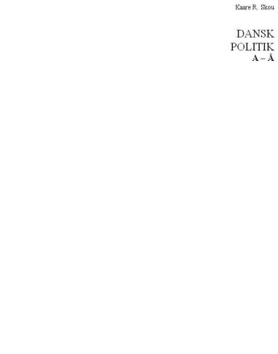 ﻿سیاست دانمارک A-Z