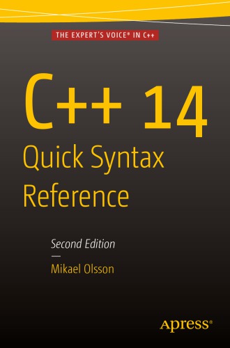 ﻿مرجع نحو سریع C ++ 17: راهنمای apocket برای زبان ، apis و کتابخانه