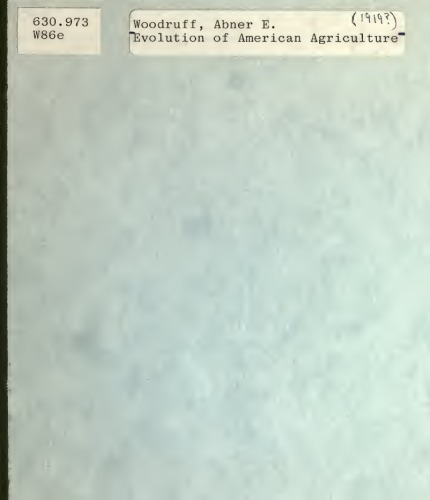 ﻿سیر تکاملی کشاورزی آمریکا