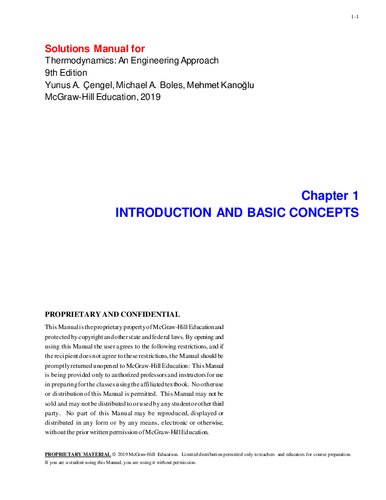 ﻿Thermodynamics An Engineering Approach - راهنمای کامل راه حل