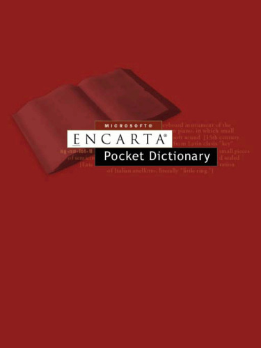 Encarta Pocket فرهنگ لغت انگلیسی: تمام کلماتی که شما نیاز دارید