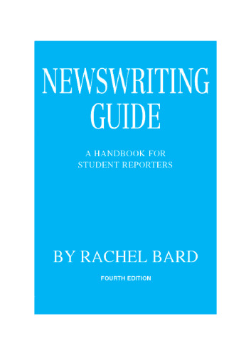 راهنمای نشر اخبار: یک کتابفروشی برای خبرنگاران دانشجویی