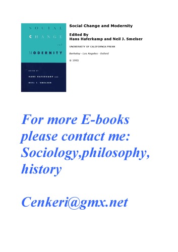 تحولات اجتماعی و مدرنیته