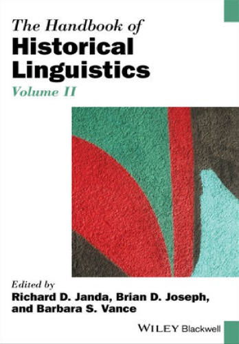 ﻿The Handbook Of Historical Linguistics, Vol. II