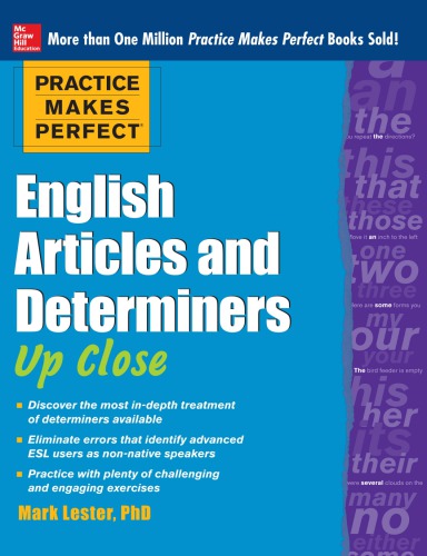 ﻿مقالات و تعیین کننده های انگلیسی از نزدیک