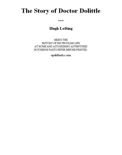 ﻿داستان دکتر دولیتل