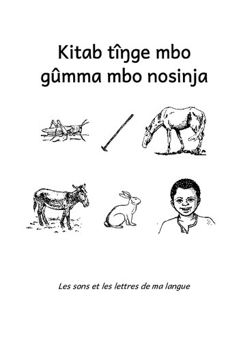 ﻿Kitab tîŋge mbo gûmma bo nosinja. صداها و حروف زبان من