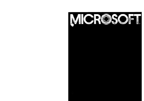 کامپایلر Microsoft C برای سیستم عامل MS-DOS. مرجع کتابخانه زمان اجرا