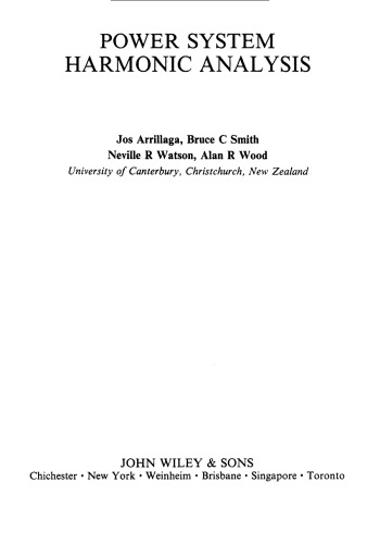 ﻿تجزیه و تحلیل هارمونیک سیستم قدرت