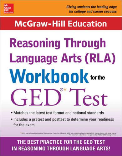 ﻿کتاب کار McGraw-Hill Education RLA برای آزمون GED