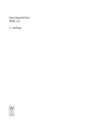 تاریخچه زبانشناسی: یک کتابچه راهنمای تاریخچه زبان آلمانی و تحقیق آن (Handba1 / 4cher Zur Sprach- und Kommunikationswissenschaft / H) (صفحه 4)