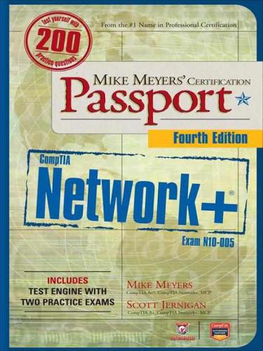 ﻿Mike Meyers CompTIA Network+ Certification Passport (CompTIA مجاز) (Exam N10-005)