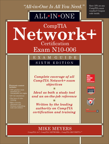 ﻿راهنمای آزمون CompTIA Network+ All-In-One Exam (Exam N10-006)