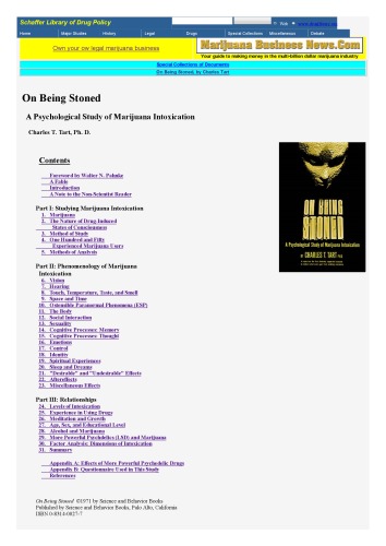 ﻿در مورد سنگسار شدن؛ مطالعه روانشناختی مسمومیت با ماری جوانا،