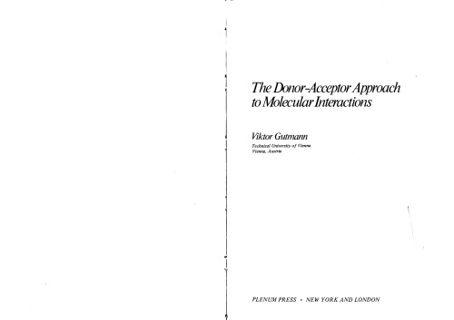 ﻿رویکرد اهداکننده-پذیرنده به تعاملات مولکولی